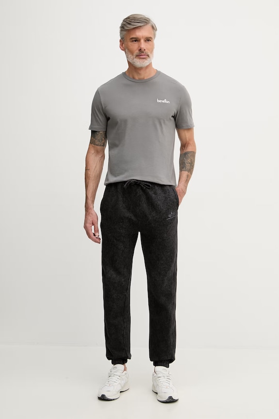 United Colors of Benetton tricou pentru bărbați, din bumbac 39VFU1096 gri SS26