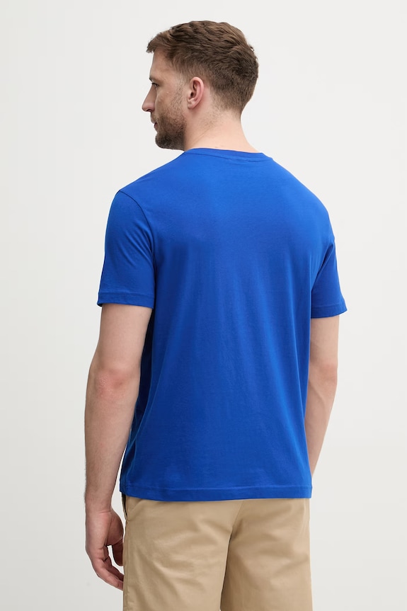 United Colors of Benetton tricou pentru bărbați, din bumbac 3H3WU10BJ albastru SS26