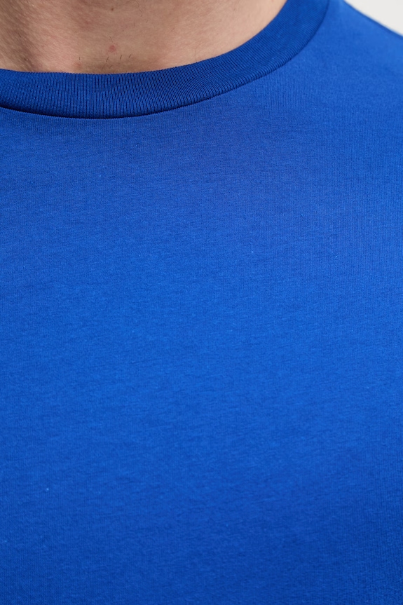 United Colors of Benetton tricou pentru bărbați, din bumbac albastru 3H3WU10BJ