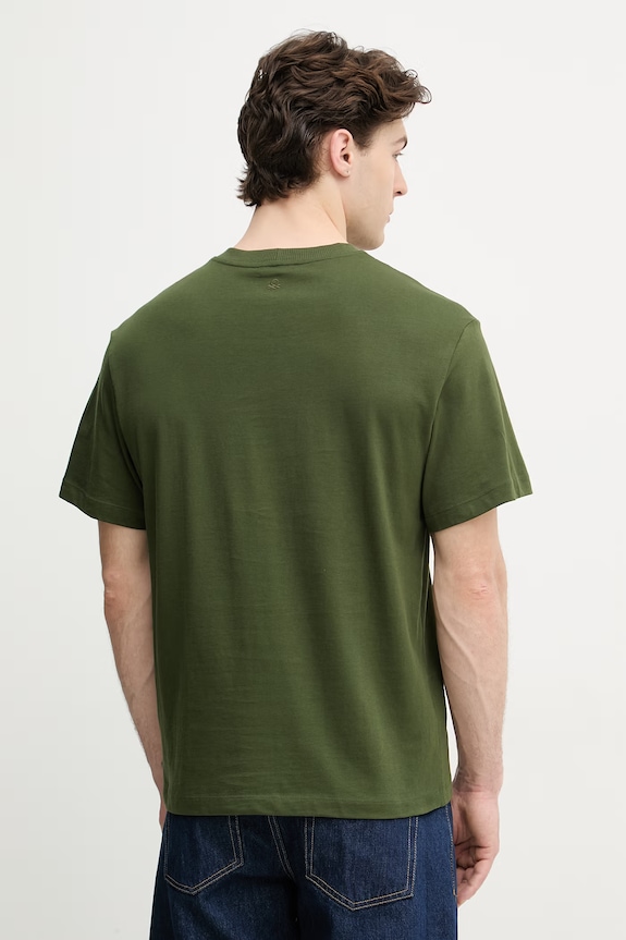 Одежда United Colors of Benetton футболка для мужчин из хлопка 3MI5U10BO зелёный