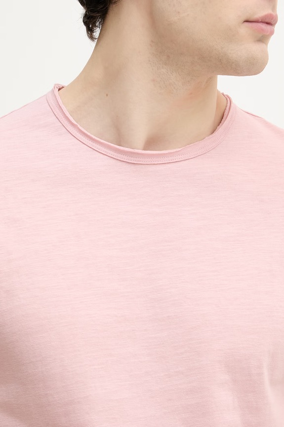 United Colors of Benetton тениска мъжка памучна 3N78U10C2 розов