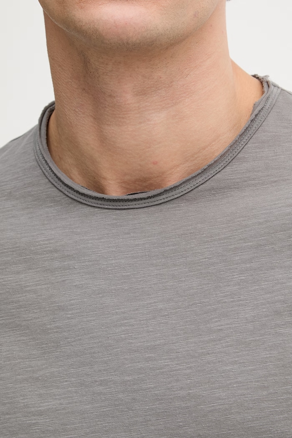 United Colors of Benetton t-shirt ανδρικό βαμβακερό 3N78U10C2 γκρί