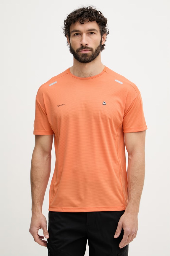 United Colors of Benetton majica za muškarce narančasta 3PIEU10BS