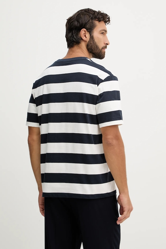 Îmbrăcăminte Lindbergh tricou din bumbac 30.400146 bleumarin