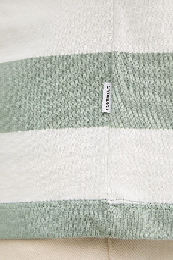 Lindbergh t-shirt bawełniany 30.400146 zielony