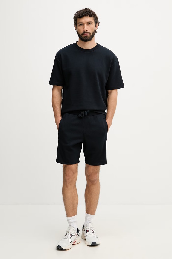 Lindbergh T-shirt męski 30.400269 granatowy SS26