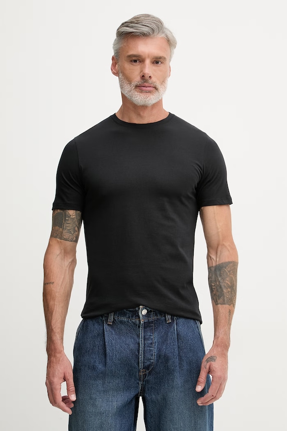 Lindbergh tricou pentru femei, din bumbac negru 30.410010