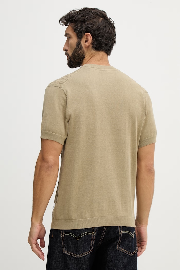 Odzież Lindbergh t-shirt bawełniany 30.804115 zielony