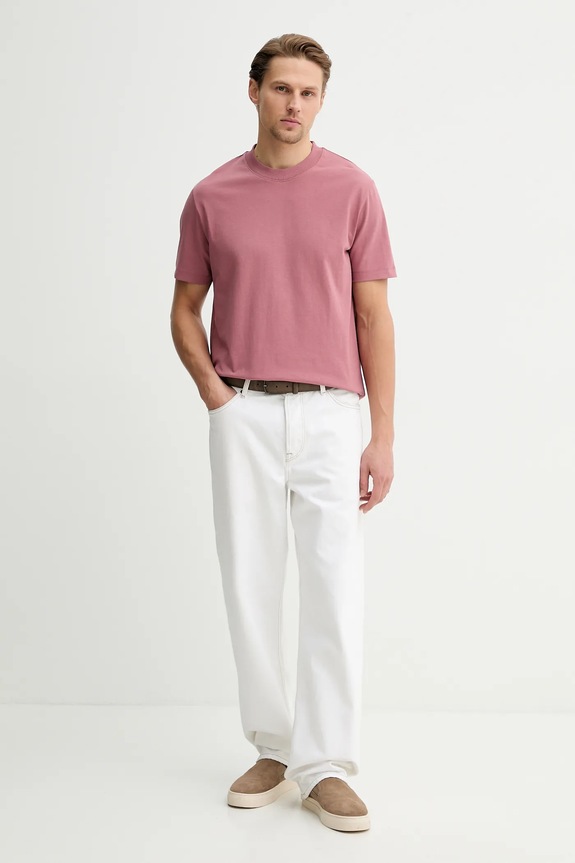 Marc O'Polo t-shirt bawełniany 5000009647 różowy SS26