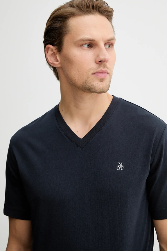 Marc O'Polo t-shirt bawełniany granatowy 5000012686