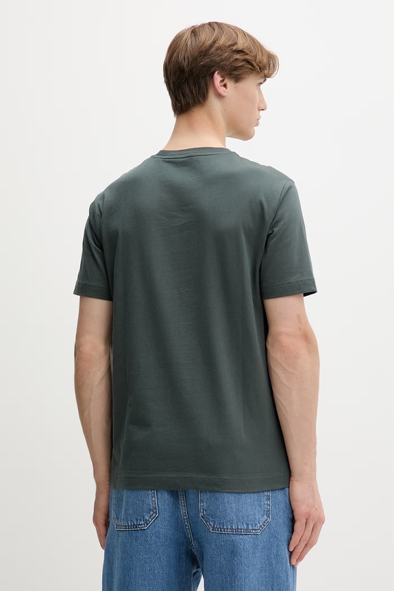 Odzież Marc O'Polo T-shirt męski bawełniany 5000012688 zielony