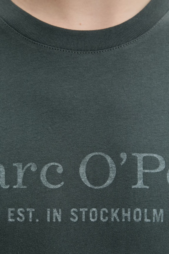 Marc O'Polo T-shirt męski bawełniany 5000012688 zielony