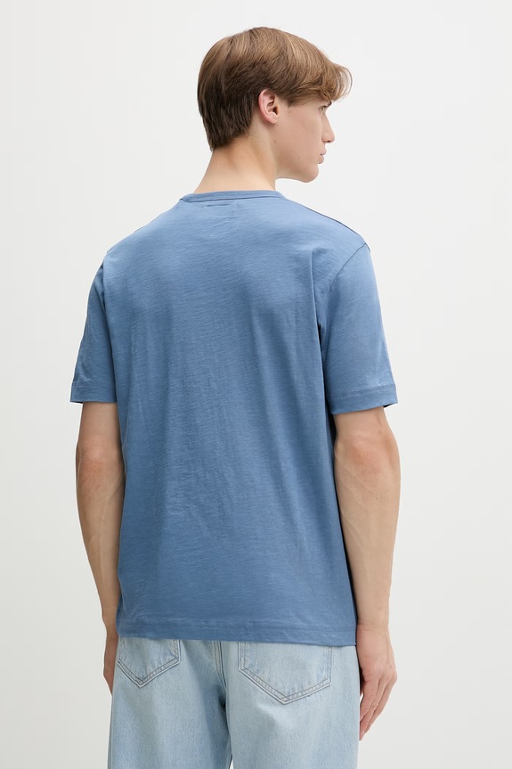 Odzież Marc O'Polo T-shirt męski bawełniany 5000012695 niebieski