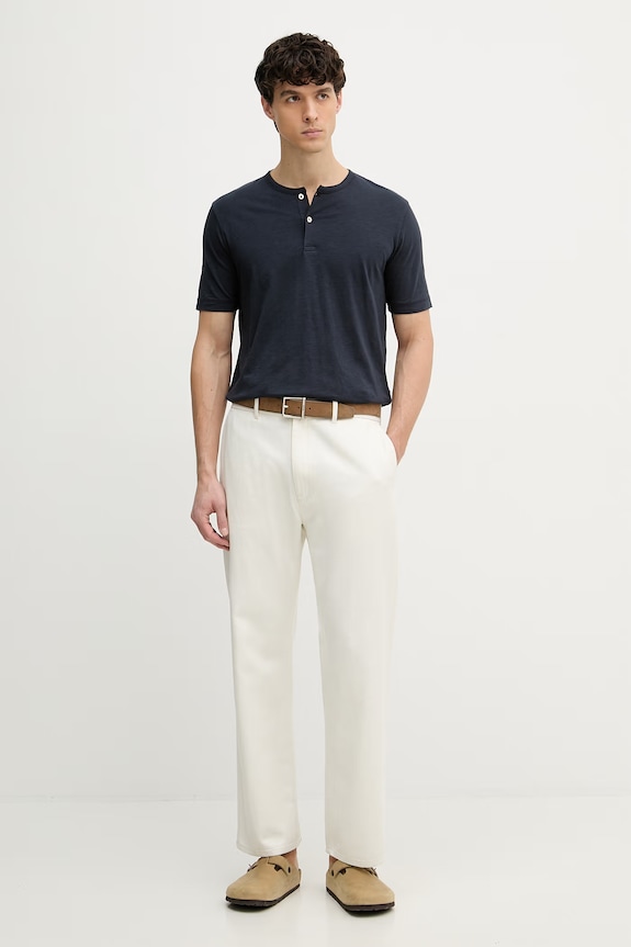 Marc O'Polo basic tričko pánske bavlnené 5000012696 tmavomodrá SS26