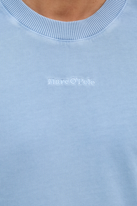 Marc O'Polo t-shirt basic męski bawełniany 5000012698 niebieski