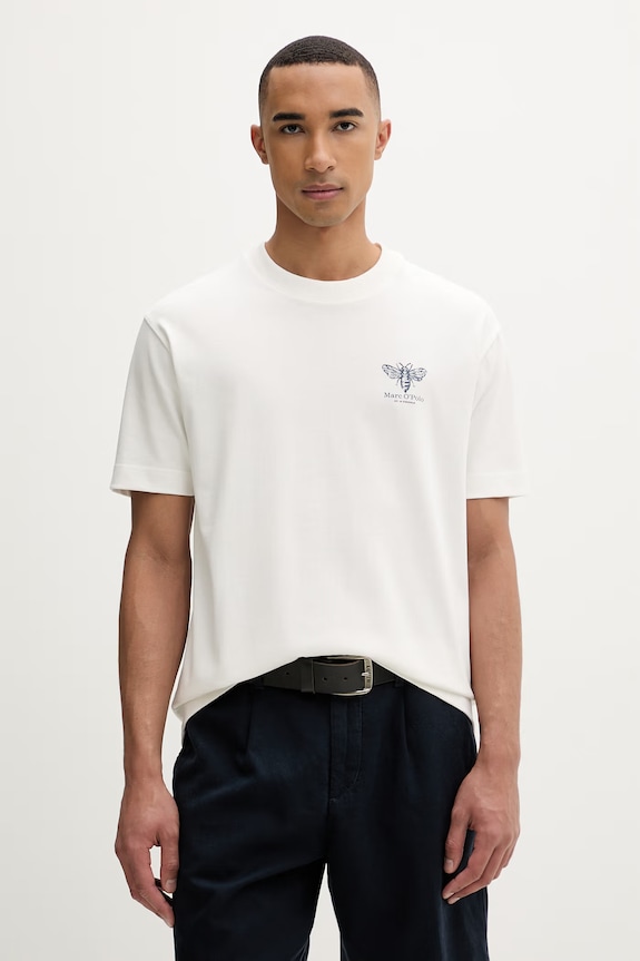 Îmbrăcăminte Marc O'Polo tricou pentru bărbați, din bumbac 5000012703 bej