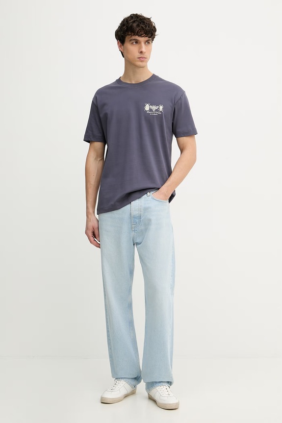 Marc O'Polo tricou pentru bărbați, din bumbac 5000012705 violet SS26