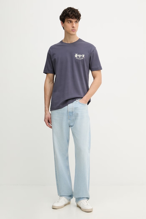 Marc O'Polo tricou pentru bărbați, din bumbac 5000012705 violet SS26