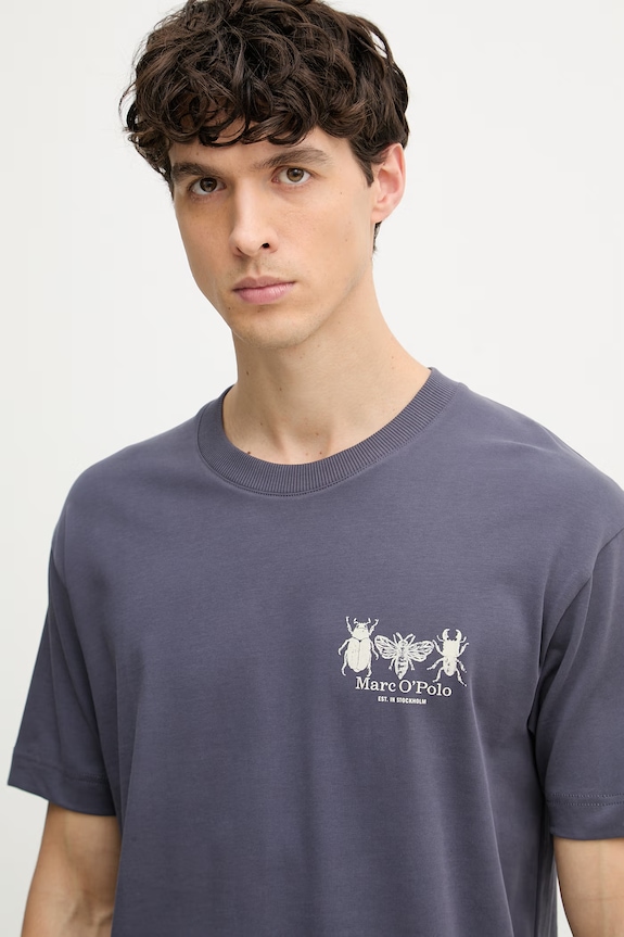 Marc O'Polo tricou pentru bărbați, din bumbac violet 5000012705