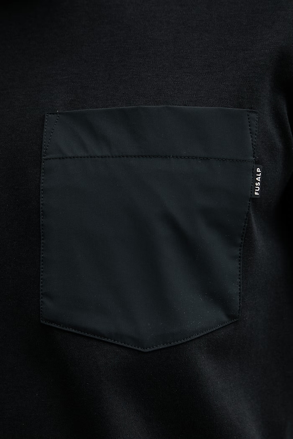 Fusalp t-shirt Ανδρικό βαμβακερό TYLERR H2113 μαύρο