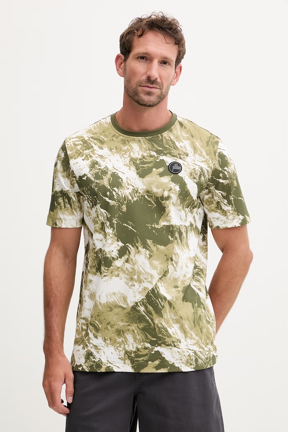Fusalp Ανδρικό T-shirt βαμβακερό TYLO MOUNTAIN πράσινο J2122