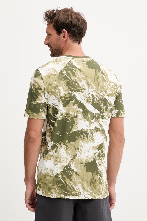 Ρούχα Fusalp Ανδρικό T-shirt βαμβακερό TYLO MOUNTAIN J2122 πράσινο