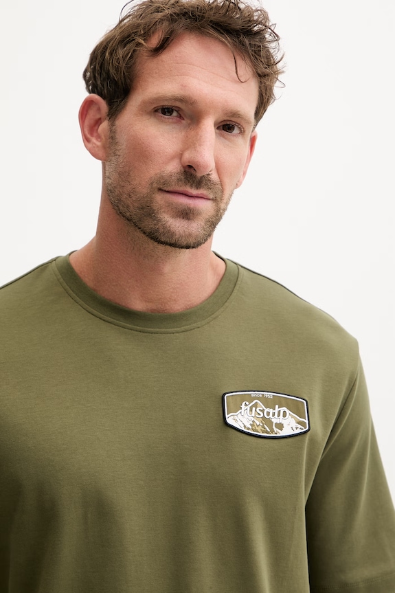 Fusalp t-shirt Ανδρικό βαμβακερό TYLO ANIM πράσινο J2123