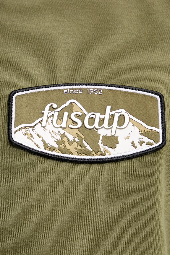 Fusalp t-shirt Ανδρικό βαμβακερό TYLO ANIM J2123 πράσινο