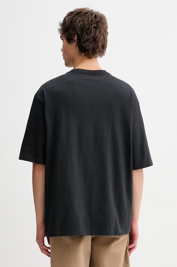 Ρούχα Βαμβακερό μπλουζάκι Levi's HALF SLV PKT 005OB.0003 μαύρο