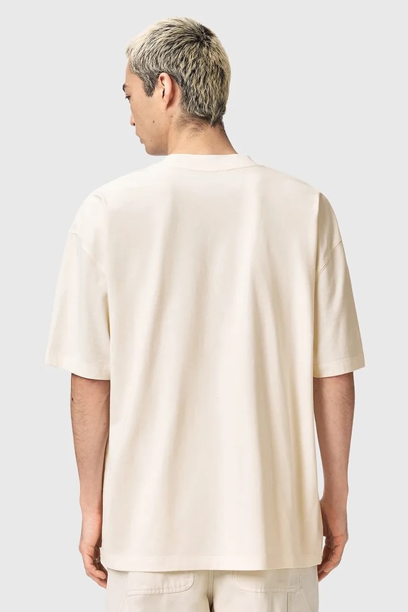 Bavlnené tričko AllSaints MIKRO M028JE biela SS26