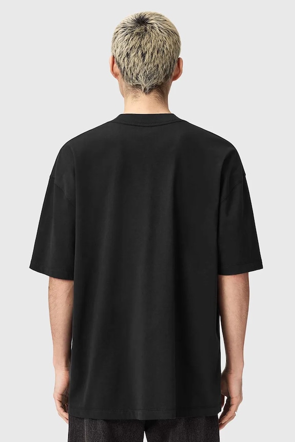 Bavlnené tričko AllSaints MIKRO M028JE čierna SS26