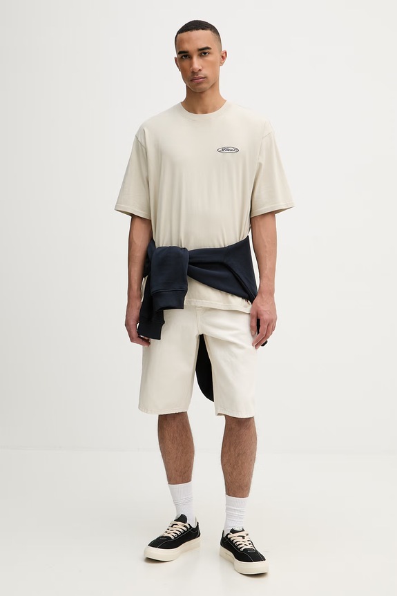 Levi's T-shirt ανδρικό βαμβακερό WW GR x WORKWEAR 003XL μπεζ SS26