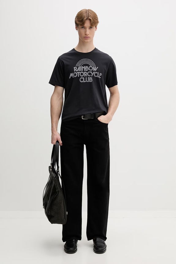 Levi's majica za muškarce od pamuka COMMUNITY TEE x PRIDE 24671.0048 crna SS26
