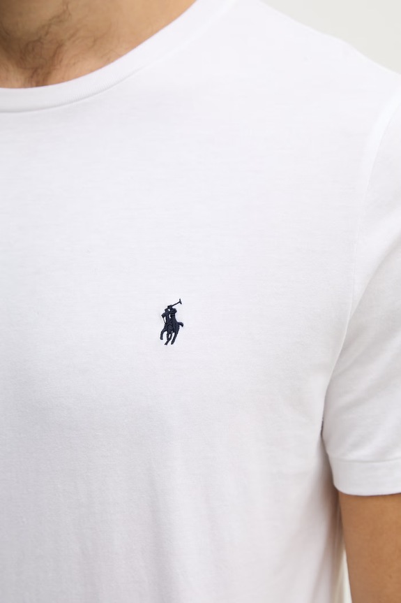 Polo Ralph Lauren t-shirt bawełniany 714844756 biały