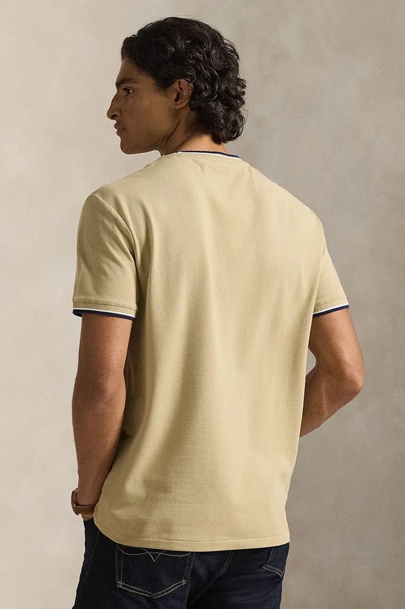Tričko Polo Ralph Lauren 710963492 béžová SS26