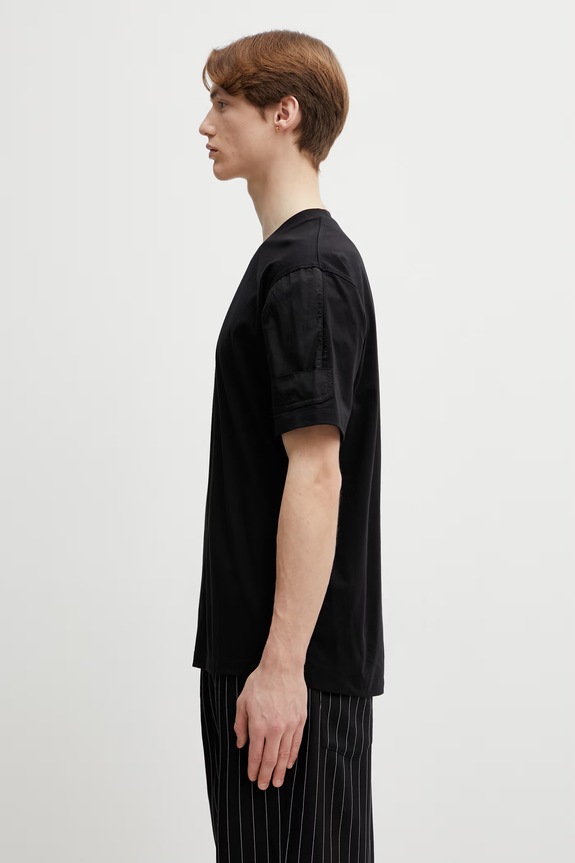 Хлопковая футболка Y-3 UT SS TEE KC6765 чёрный SS26