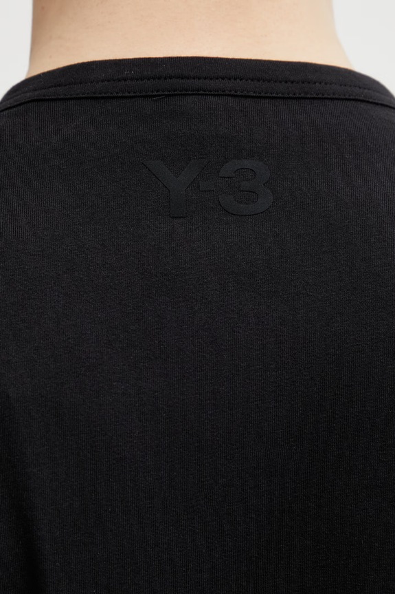 Хлопковая футболка Y-3 UT SS TEE чёрный KC6765