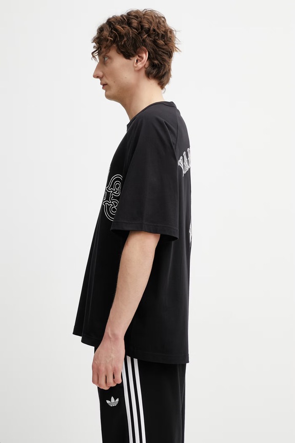 Y-3 EL5 GFX SS TEE t-shirt in cotone da uomo KQ9307 nero SS26