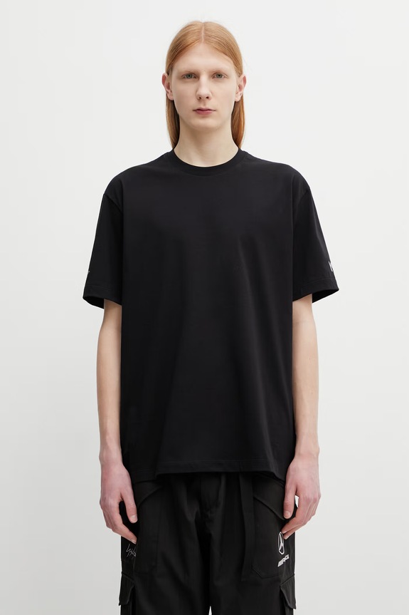 Y-3 x F1 STAR SS TEE t-shirt basic męski bawełniany czarny KR2374