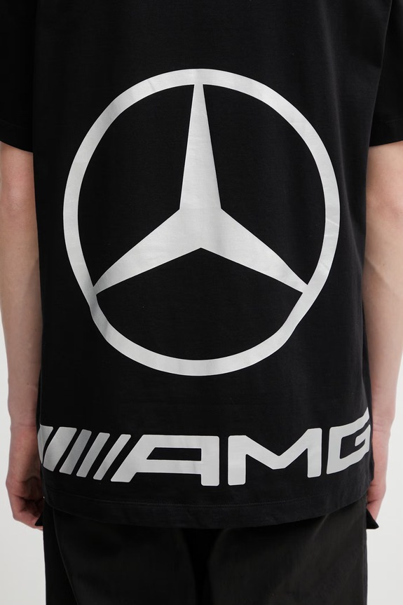 Y-3 x F1 STAR SS TEE t-shirt basic męski bawełniany czarny KR2374
