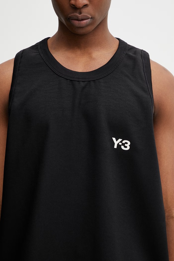 Y-3 M EL BBALL TANK топ для мужчин чёрный KS7638