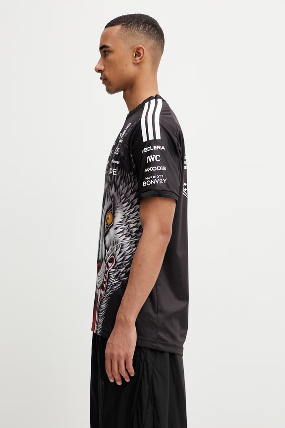 Y-3 x F1 DRVR SS JRS T-shirt męski KT2226 czarny SS26