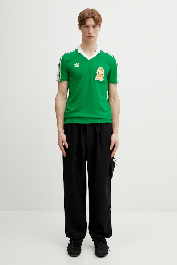 adidas Originals polo FMF H JSY 86 JN3710 verde