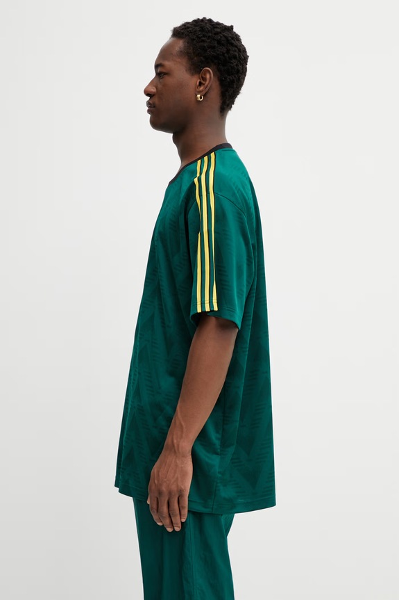 adidas Originals t-shirt da uomo JACQUARD JSY KE3337 verde SS26