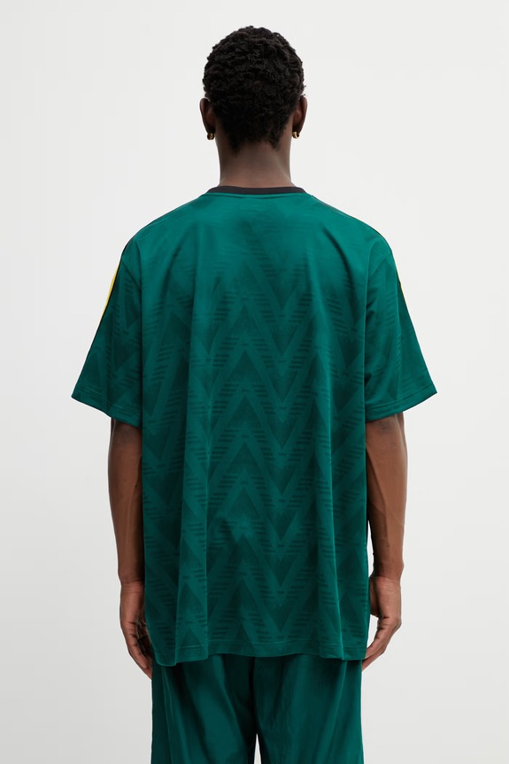 Oblečenie Tričko adidas Originals JACQUARD JSY KE3337 zelená