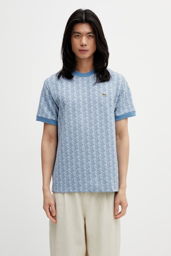 Lacoste t-shirt da uomo regolare blu TH1197