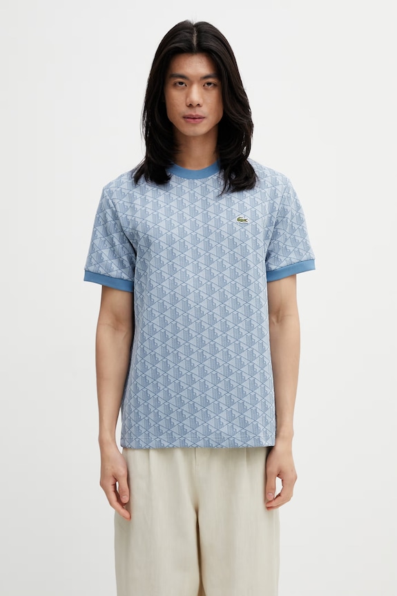 Lacoste t-shirt da uomo regolare blu TH1197