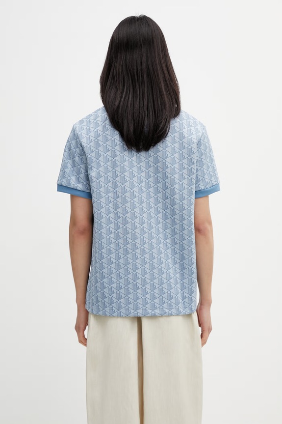 Abbigliamento Lacoste t-shirt da uomo TH1197 blu