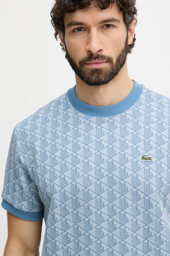 Lacoste T-shirt męski niebieski TH1197