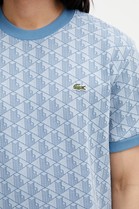 Lacoste t-shirt da uomo blu TH1197